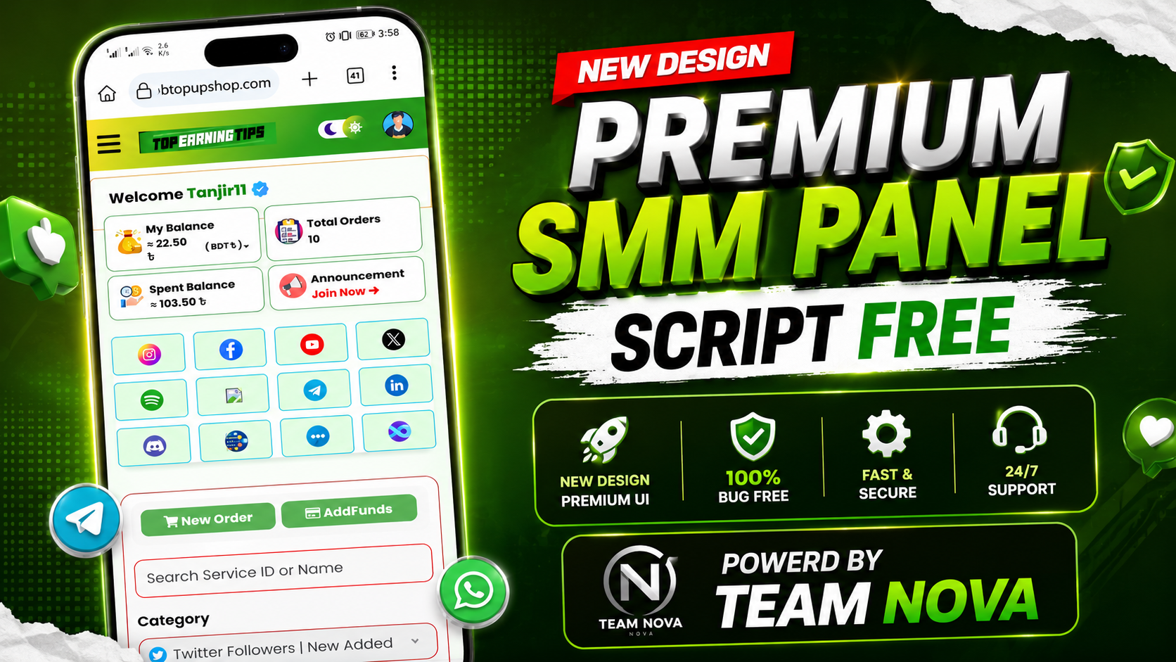 SMM PANEL SCRIPT